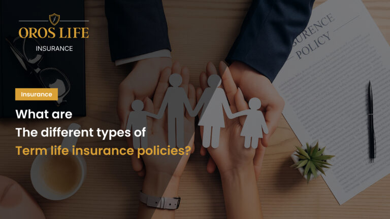 What are the different types of term life insurance policies